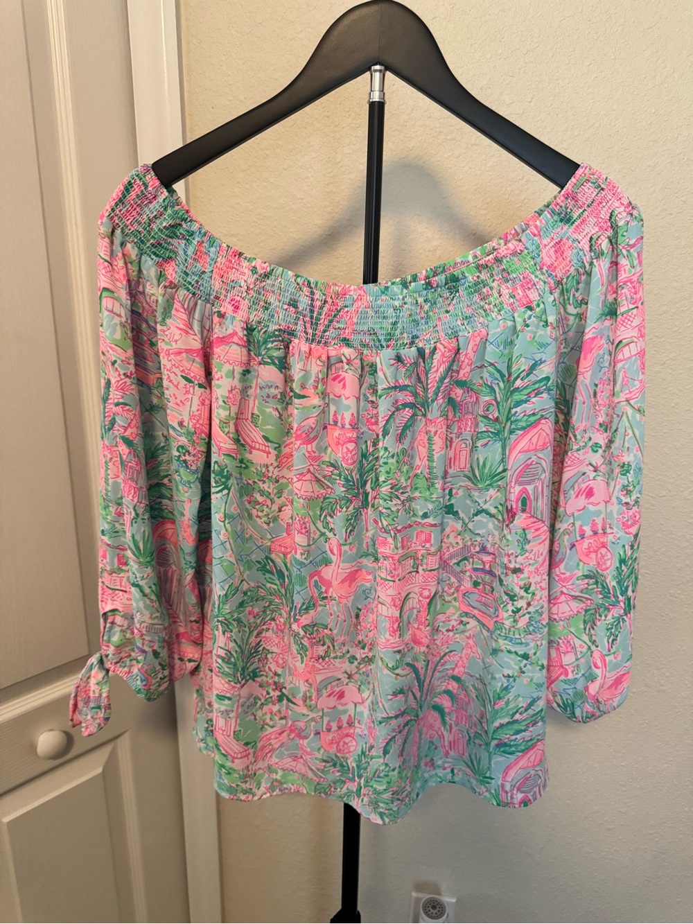 Lilly Pulitzer Off Shoulder Top